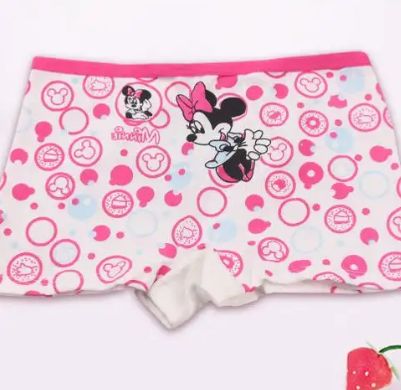  Newest Cute Cartoon Classic Printed Cotton Girls Underwear Breathable Comfort 2 Pieces set pant