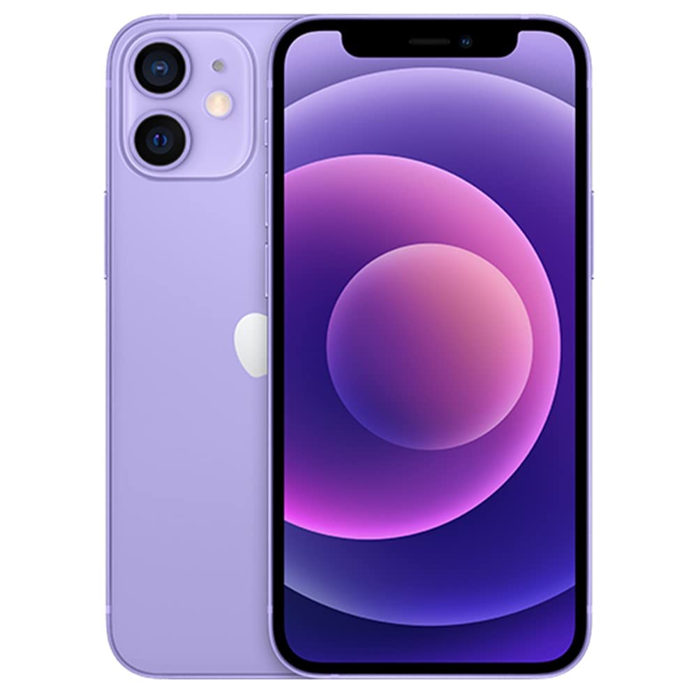 Apple iPhone 12 (Unlocked, 64GB,128GB,256GB) – 6.1” Super Retina XDR, 5G Enabled, A14 Bionic Chip Refurbishment GSM Phone 【Lowest Price Online】Purple