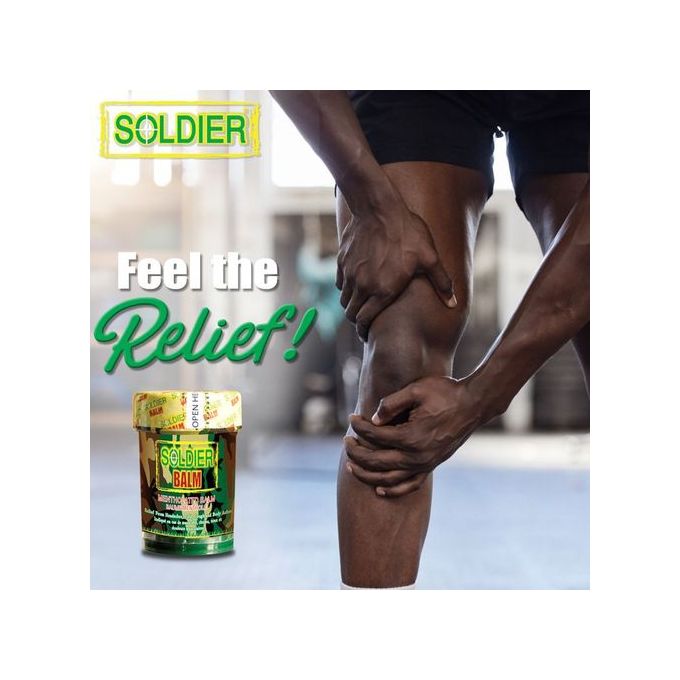 Ghandour Cosmetics Soldier Mentholated Balm - 60g