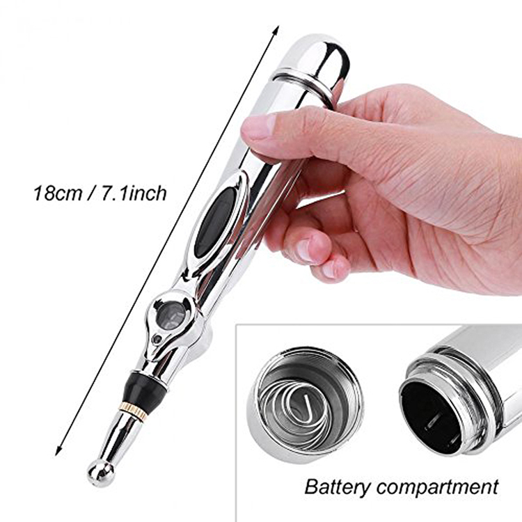 Electronic Acupuncture Pen Electric Meridians Laser Therapy Heal Massage Pen Meridian Energy Pen Relief Pain Tools