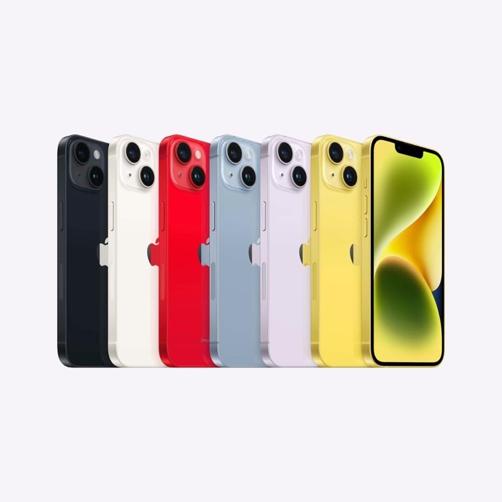Apple iPhone 14, 128GB, 256GB 512GB Unlocked (Renewed)
