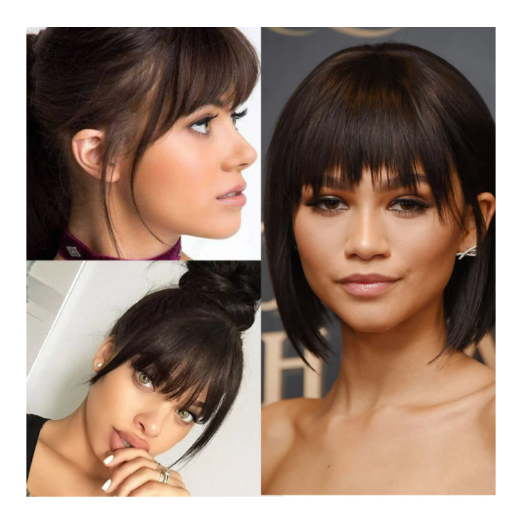 
MUMUPI fake wig Bangs fringe Clip In Bang FAKE hair pieces Front extension Neat for Women girl fake hair