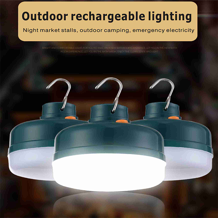 LED Rechargeable Light Bulbs, Magnetic Attraction Stall Bulb Lights, Street Stall Night Market Lights, Outdoor Camping Lighting Emergency Lights