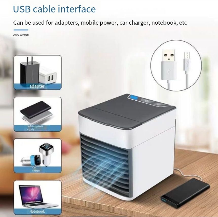 Portable Mobile Small Air Conditioner Simple Portable Electric Fan Water-filling Single Small Desktop Fan Electric Refrigeration Air Conditioner Fan