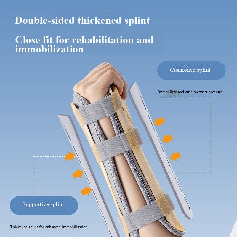 Wrist Joint Brace Wrist Sprain Fixed Support Wrist Brace Radial Forearm Fracture Splint for Tenosynovitis & Carpal Tunnel Syndrome
