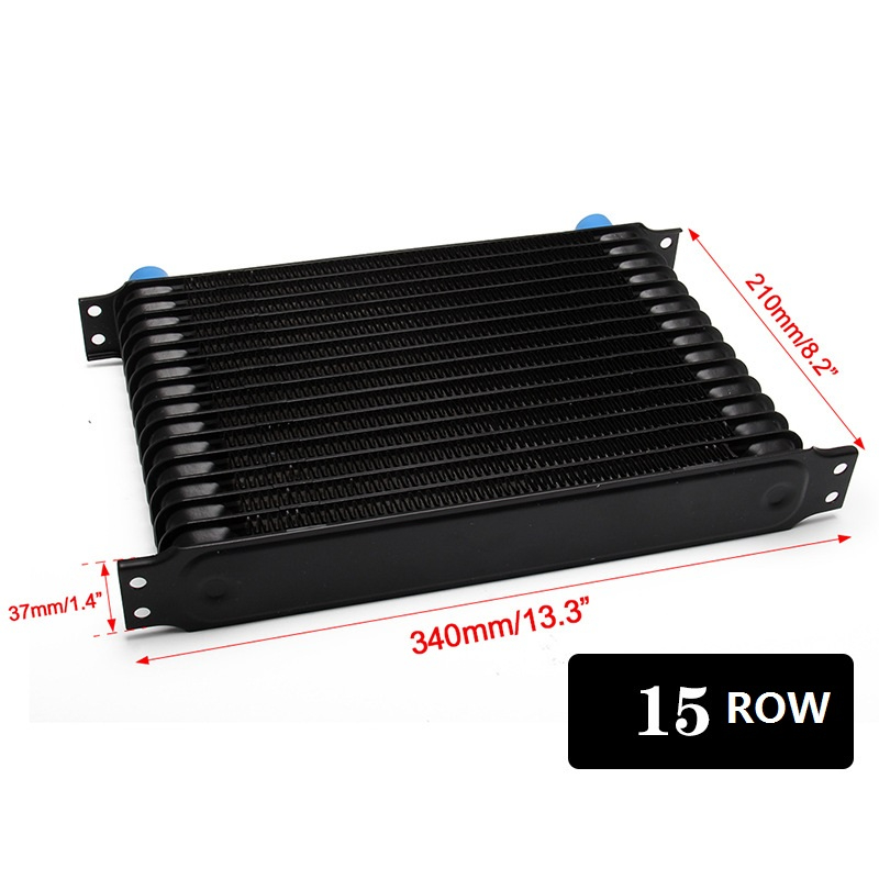 Fit For Japanese Cars Universal 10/15 Row AN10 Full Aluminum Engine Oil Cooler