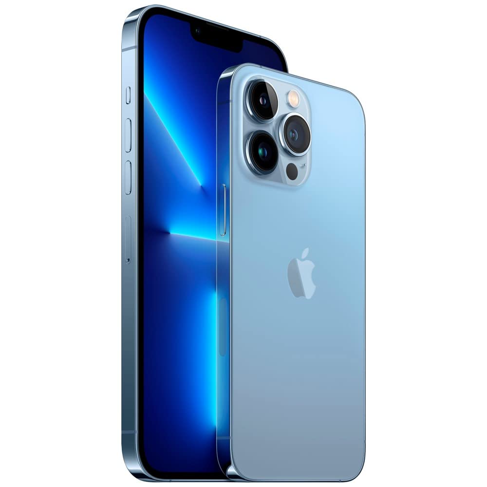 Apple iPhone 13 Pro (Unlocked, 128GB)  6.1” Super Retina XDR, A15 Bionic Chip, Pro Camera System Refurbishment GSM Phone【Lowest Price Online】
