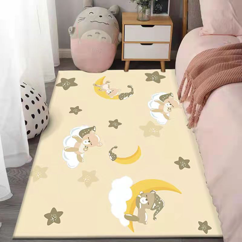 Cartoon carpet bedroom bedside carpet full pavement home cute room girl heart dirty living room entrance mat non-slip