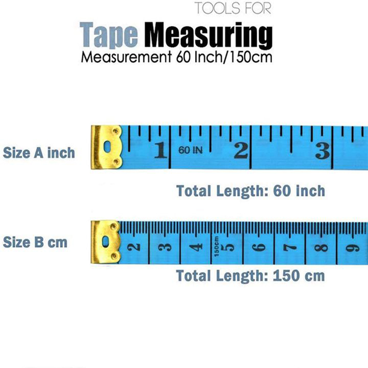 3pcs 1.5M Body Measuring Ruler Sewing Tailor Tape Measure Sewing Soft Ruler Meter Measuring Tape