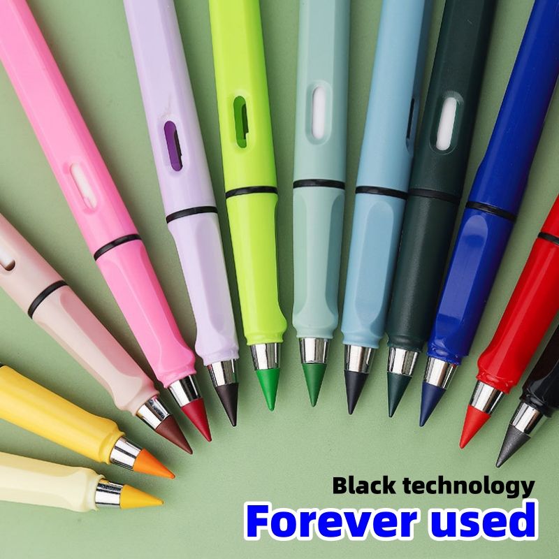 Colored pencil, no ink, no sharpening, eternal upright posture, pencil for drawing and writing, erasable and not easily broken CRRSHOOP free shipping colored pen 