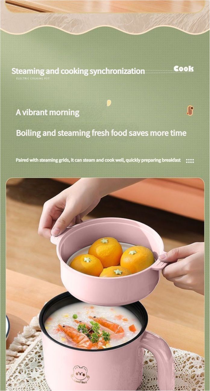 Electric cooker multifunctional small electric rice cooker household electric hot pot students dormitory electric hot pot special pots