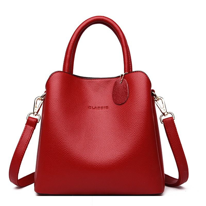 Women Fashion Versatile Handbag, Multi‑Compartment Large Capacity Mom Bag Shoulder Crossbody Bag for Daily Commute