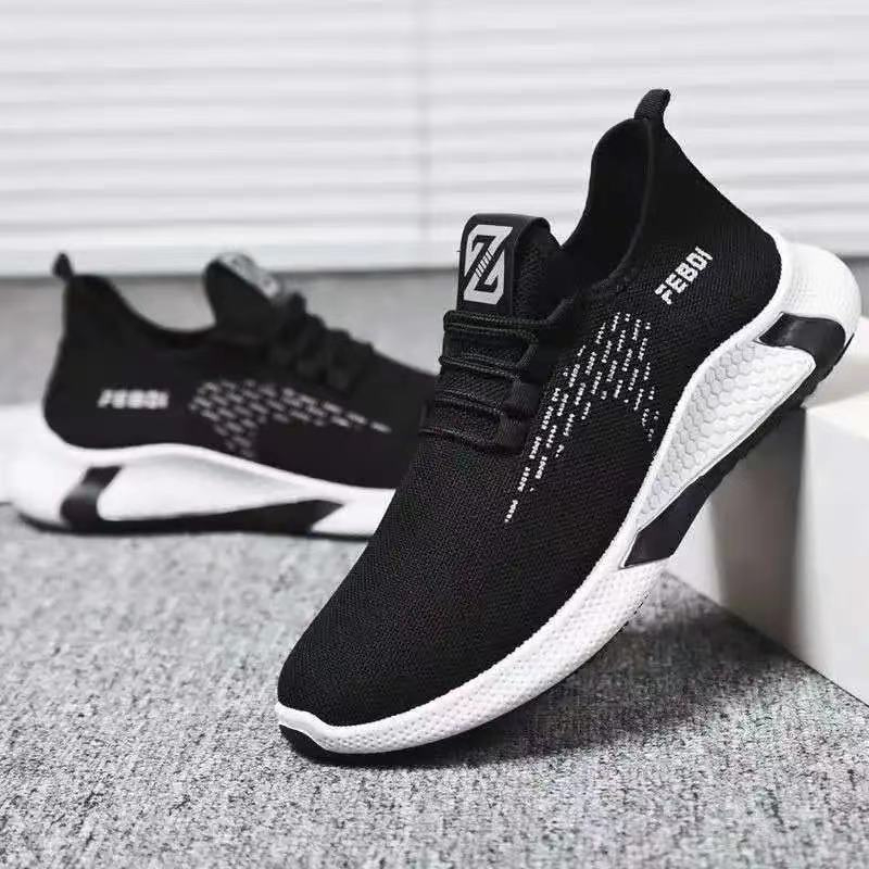 K68 Men Mesh Breathable Sneakers Slip-on Casual Walking Shoes