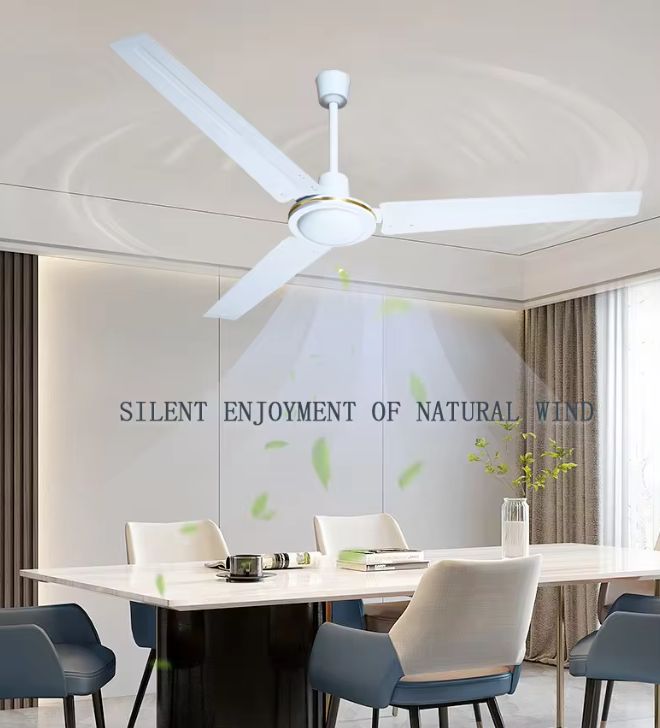 Sunny Walk Simple design White 56-inch AC orient ceiling fans with high-quality fan ceiling