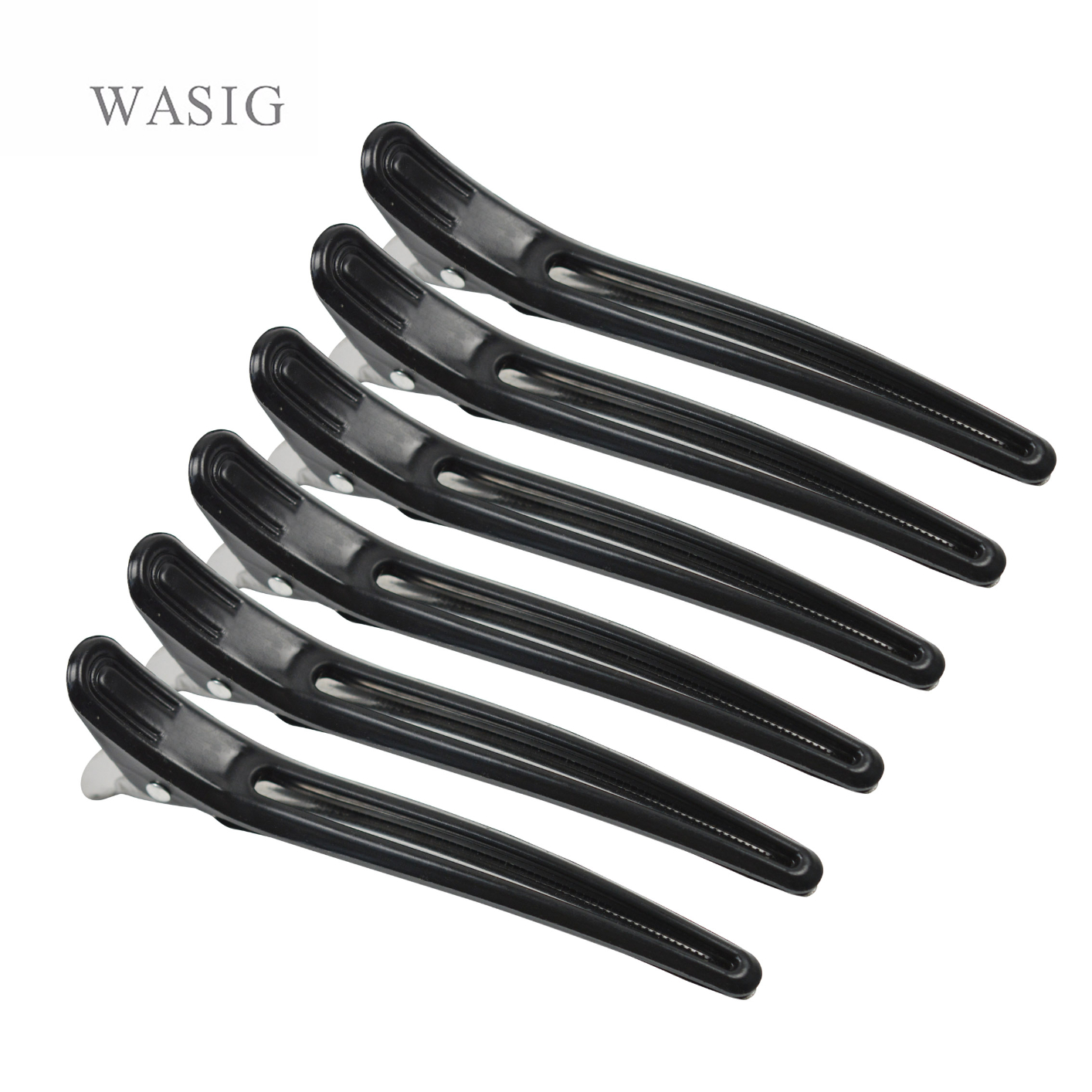 12Pcs/Set Professional Basic Hair Grip Clips Hairdressing Sectioning Cutting Hair Clamps Clip Plastic Salon Styling Hair Clips