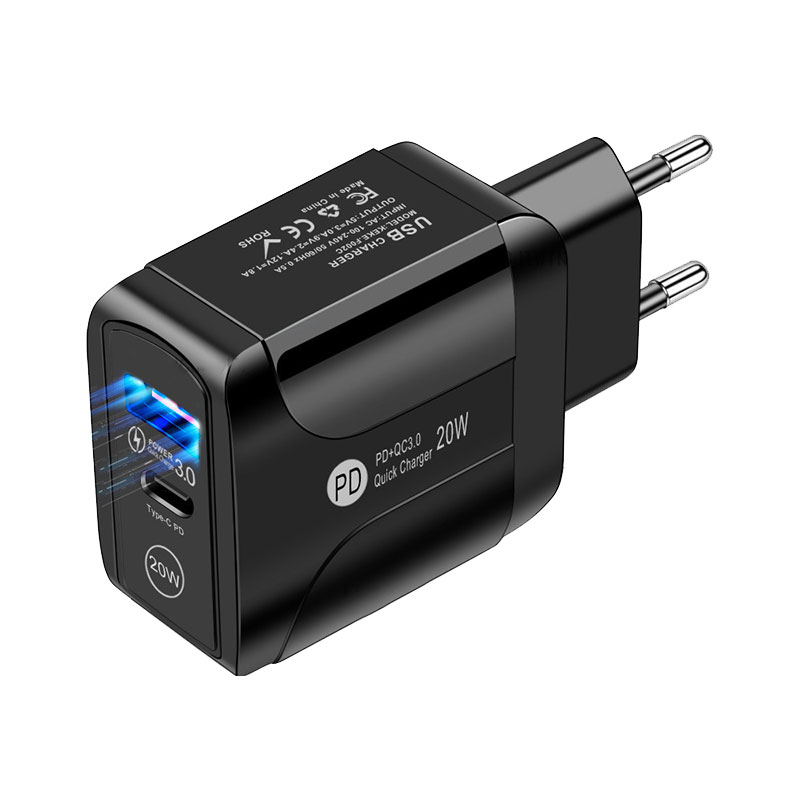 20W PD Wall Charger QC 3.0 Fast Charging Wall Charger