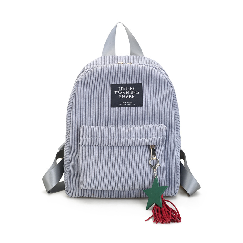 Women bag Hot Travel Backpack Fashion Canvas Tassel School Bags Large Capacity Backpack lady handbag