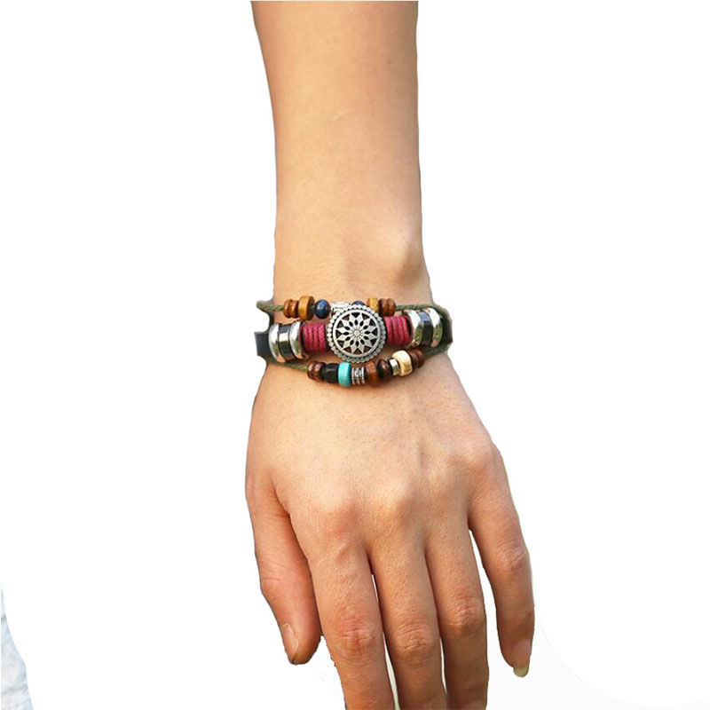 Women Lady Bohemia Wind Beaded Multi-layer Hand Woven Bracelet Jewelry