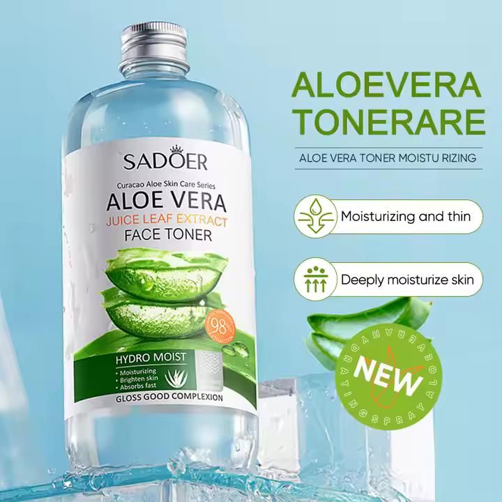 Sadoer Aloe vera Repairing ,Brightening ,Soothing Moisturizing Improve Roughness Whitening Skin Toner