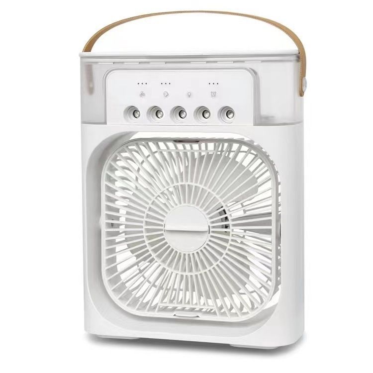 Popular lightweight silent five-hole fan cooling fan atomizing spray humidifier home desktop office 