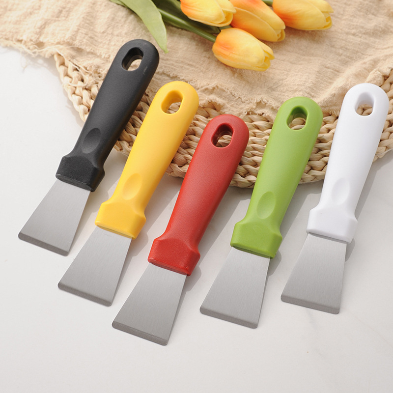 CC-1953 Multipurpose Kitchen Cleaning Spatula, Kitchen Cleaning Shovel Refrigerator defrosting Shovel, Stainless Steel Oil Fume Removal ice Shovel,Clean Stubborn Dirt Spatula
