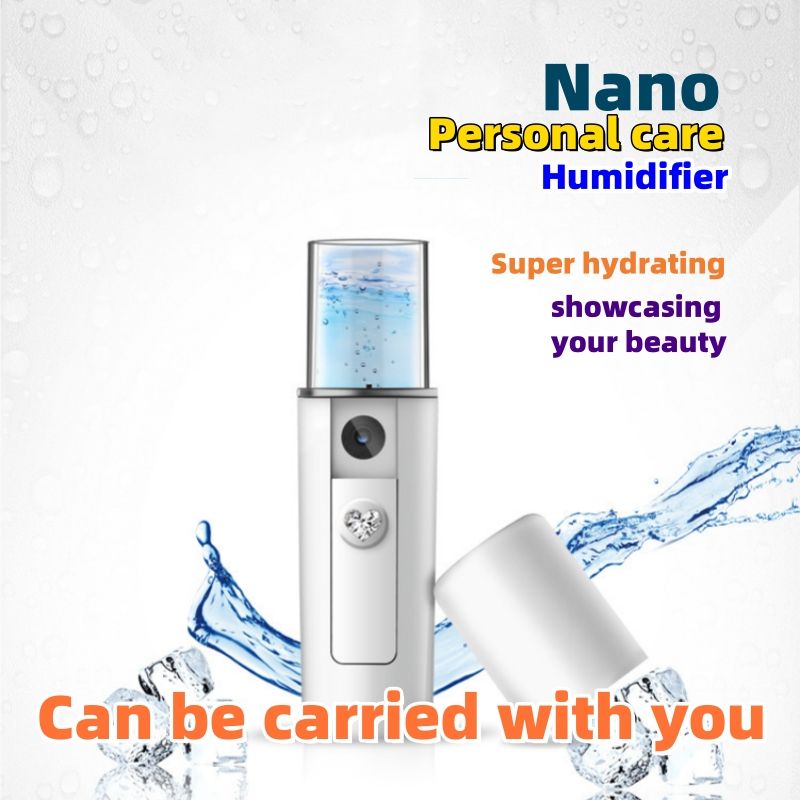 Humidifier Nano spray water replenishing instrument, portable steam dispenser, moisturizing beauty instrument, mini humidifier CRRSHOP Digital Daily Appliances