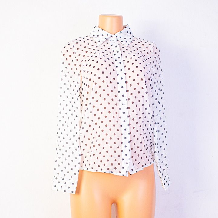 New Design Women's Sweet Blouse Lantern Long Sleeve - Office Ladies Long Sleeve