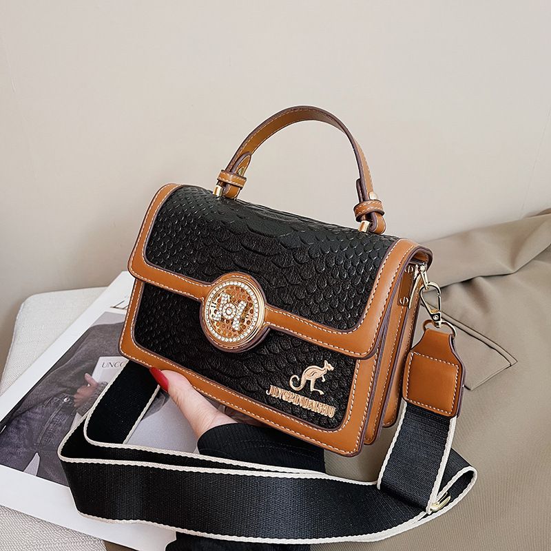 Europe and the United States retro texture hand bag small square bag female foreign trade new popular shoulder bag commute all fashion crossbody bag JXJ&2268