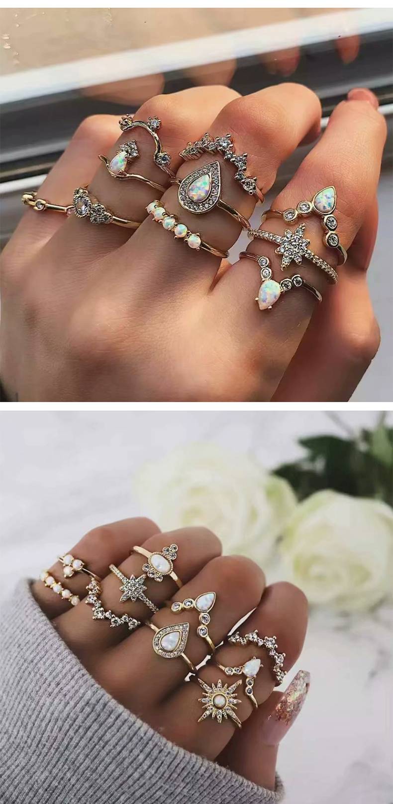 Women's Rings,Cute Rings Jewelry.These Unique,Pretty Rings,Can Be Perfect Mothers Day Gifts