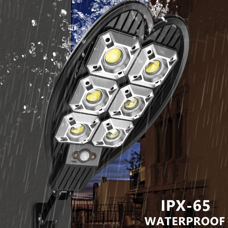 8000Watts Solar Street Light 108/90/60COB Induction LED Lamp Waterproof PIR Motion Brightest Light Lantern for Garden Courtyard