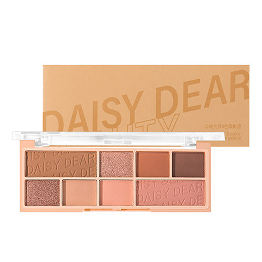 Eight-colour Eyeshadow Palette In Matte Pearlescent Earthy Colours That Are Waterproof And Smudge-free For Easy Application Eye Shadow Sets