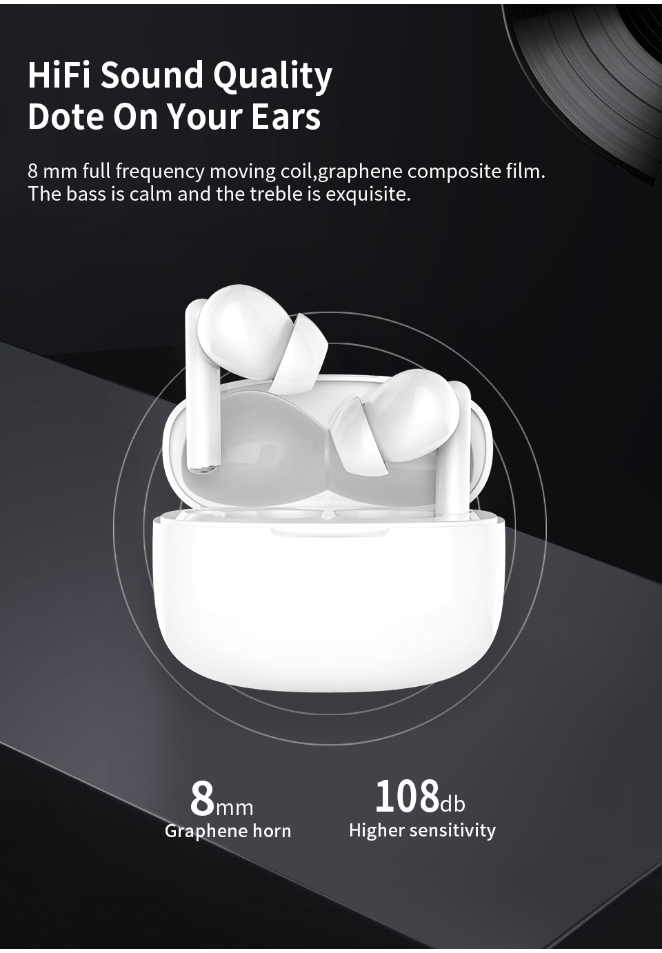 Wireless Bluetooth Headphones IPRO K1Pro Touch Control Waterproof earphone For Xiaomi Earbuds