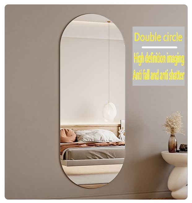 Mirror acrylic high-definition self-adhesive dressing mirror fitting mirror does not deform creative irregular soft mirror home bedroom