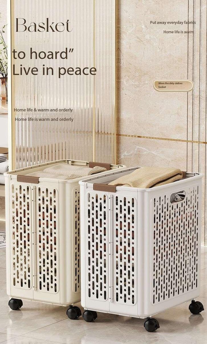 Dirty laundry basket with high aesthetic value, suitable for household use with large capacity and foldable bathroom and toilet storage basket