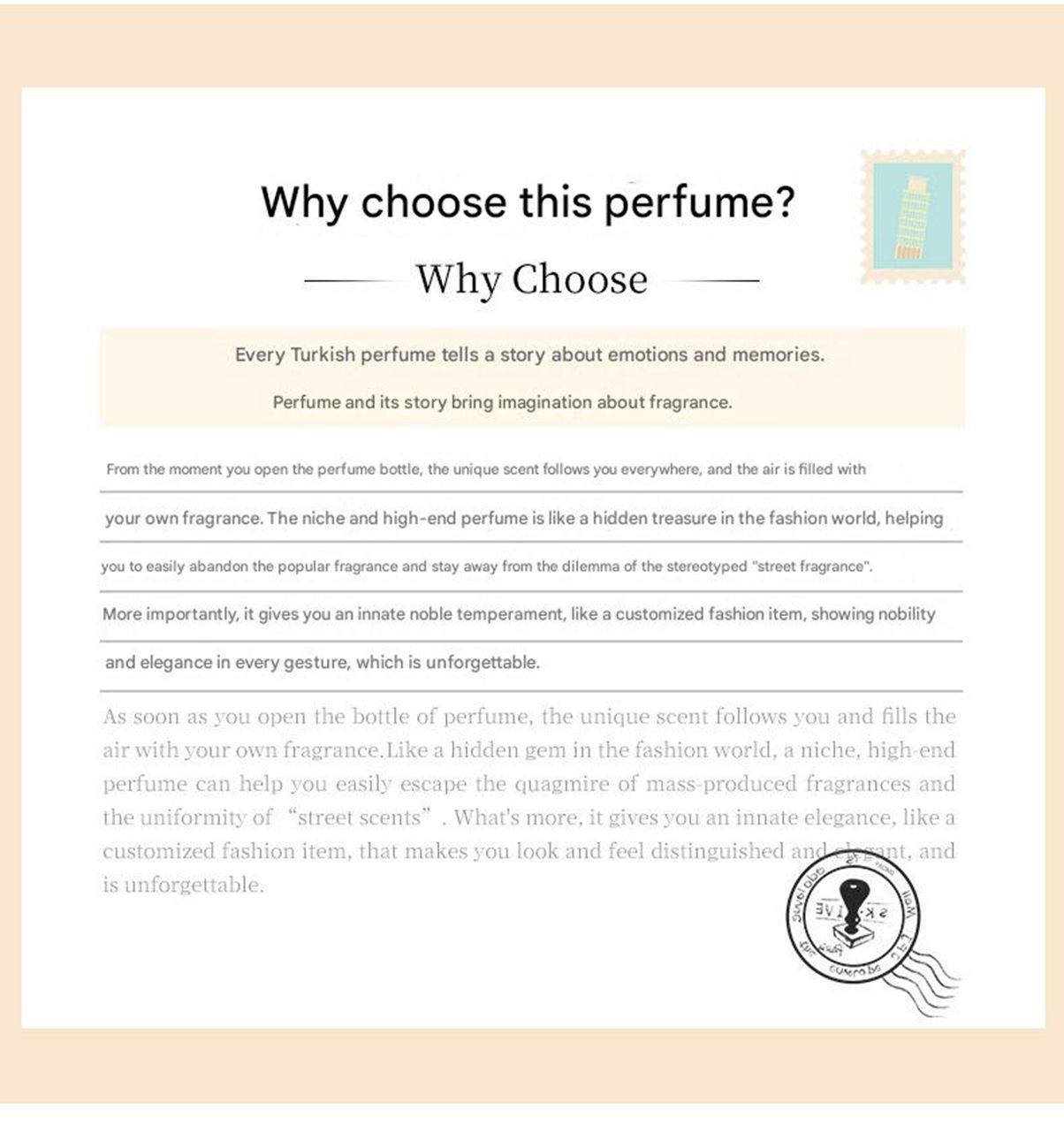Turkish Men's Perfume Women's Perfume | Student-Friendly Niche Light Fragrance - Long-Lasting Fresh & Natural Scent