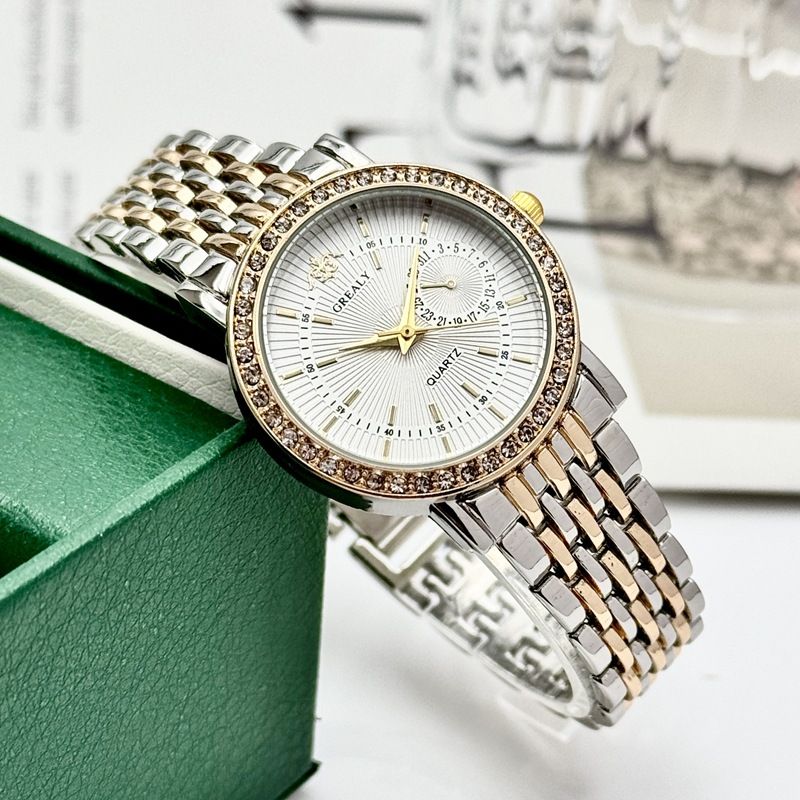 New Bling Rhinestone Quartz Watch for Women, Elegant Fashion Crystal Inlaid Ladies Wristwatch, Luxury Casual Daily Female Timepiece Gift