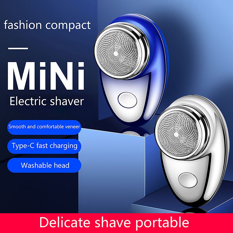 Mini Shave Electric Razors For Men Portable Pocket Electric Mini Shaver Beard Trimmer Razors Portable Electric Shaver Tool