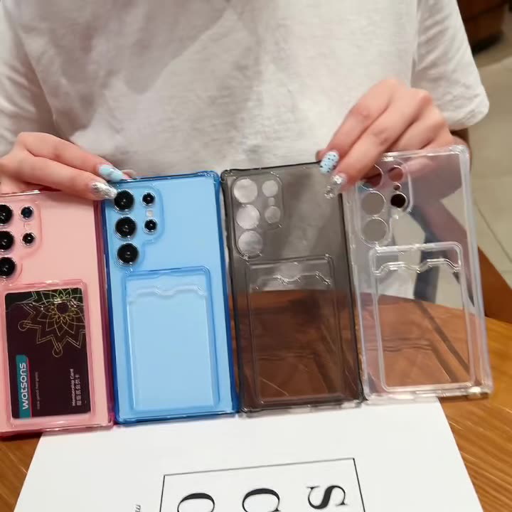 Samsung Galaxy A53 Shockproof Case, Clear TPU with Anti-Scratch Protection（Slim Card Slot Case）