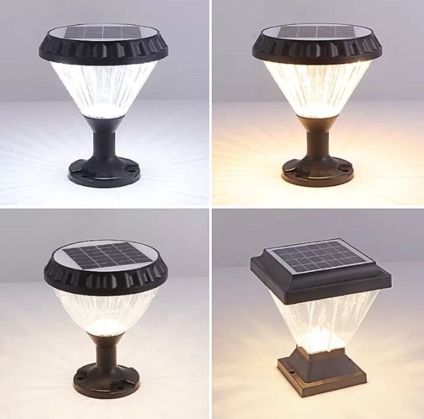 12W LED Solar Outdoor Lamp Landscape Lawn  Outdoor Wall Waterproof LED Solar Garden Lights Solar-powered