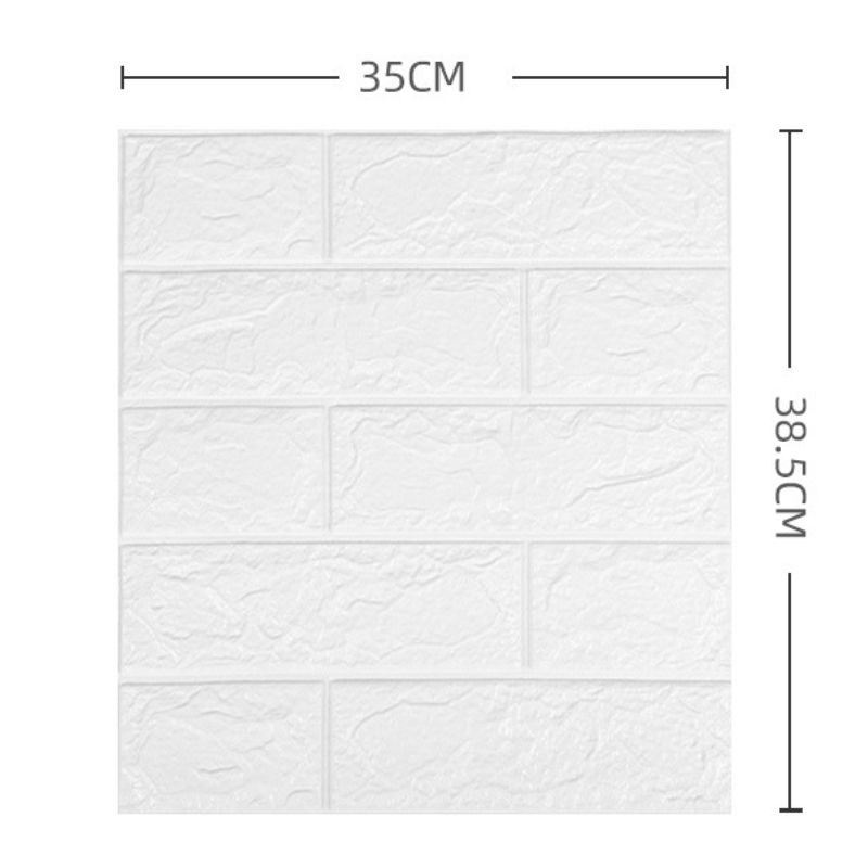 3D Wallpaper Brick pattern small-sized wallpaper, waterproof moisture-proof CRRSOP decoration for dormitories, bedrooms, wall stickers, self-adhesive wallpaper