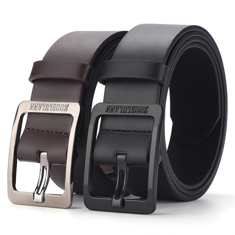 Men's Youth Casual Business Pin Buckle Belt Clothing Luggage Classic with Delicate and Comfortable PU