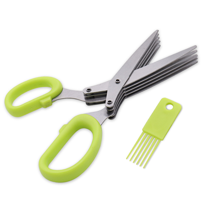 1pc 5 Layer Kitchen Scissors