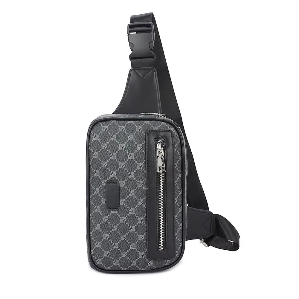 A601# Fashion Luxury Chest Bag Men Retro Printing Waist Bag Men Shoulder Bag Male Chest Bags Handbags Crossbody Messenger Back Bags