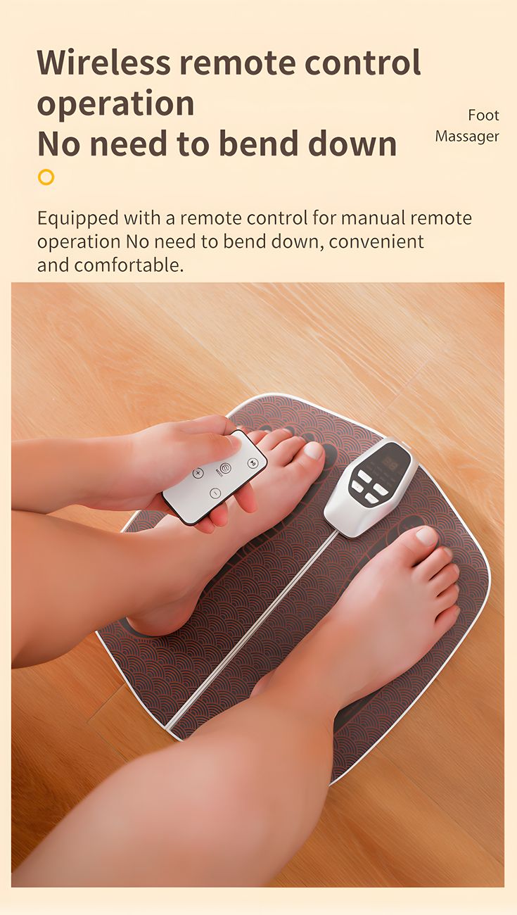 New EMS Foot Massage Foot Pad Foot Massager Pulse Foot Massager Microcurrent Foot Physiotherapy