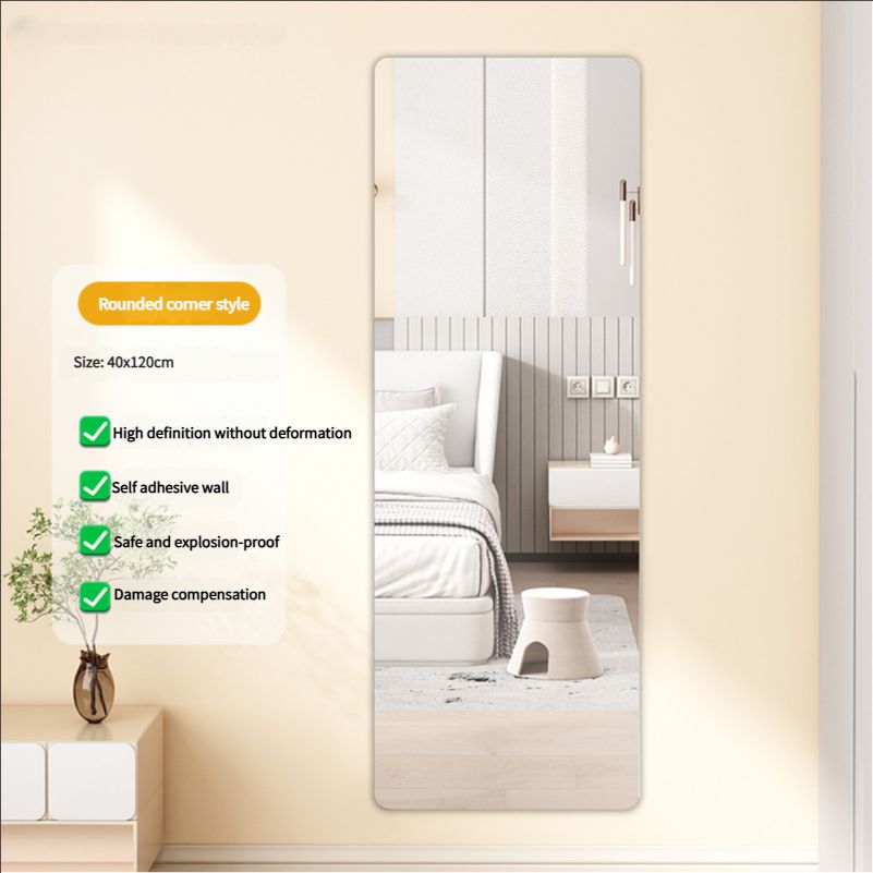 Acrylic mirror high-definition self-adhesive dressing mirror fitting mirror non-deformation full-body soft mirror home bedroom