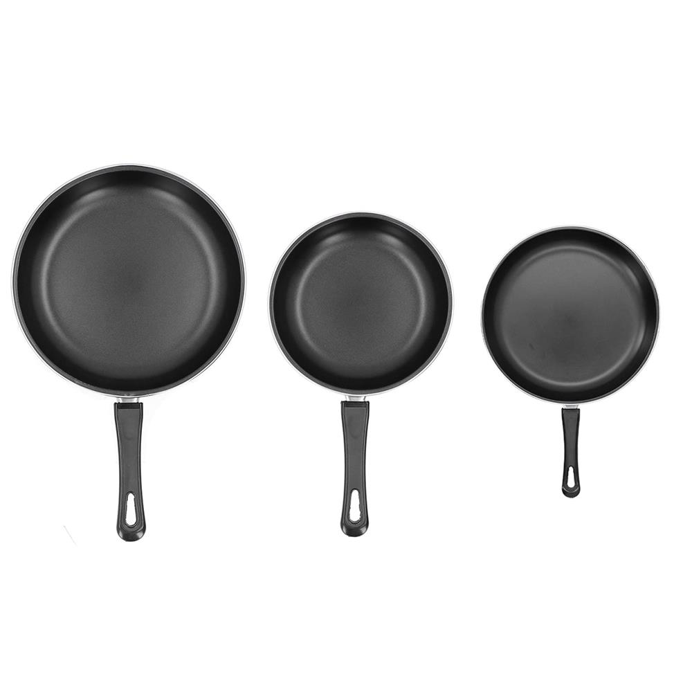 Non Stick Frying Pans, Sturdy and Practical Mini Non Stick Pan Set for Induction Cooker Gas Stove