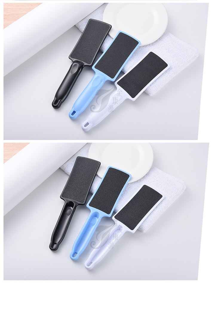 Dead Skin Remover Brush Foot Rubbing Exfoliating Clean Tool Foot Care Pedicure Accessories Black 600Pcs/Box