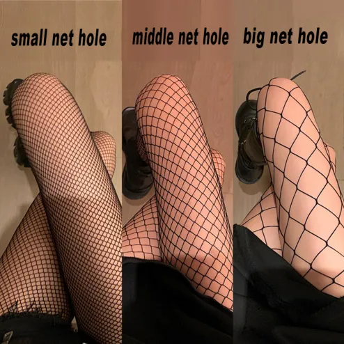 Fishnet Stockings Stockings Female Sexy Black Mesh Pantyhose Small, Medium  and Large Fishnet Tights