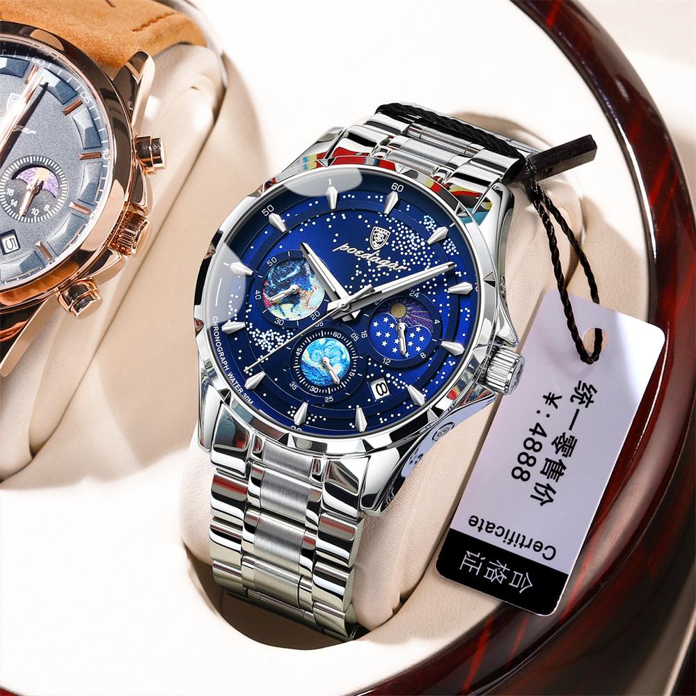 New multi-functional luminous men's watch waterproof quartz watch 916