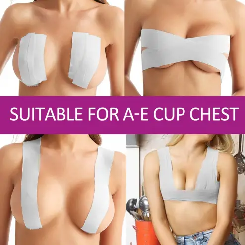 Portable Boob Tape, Invisible Breast Lift Roll Tape, Skin-friendly